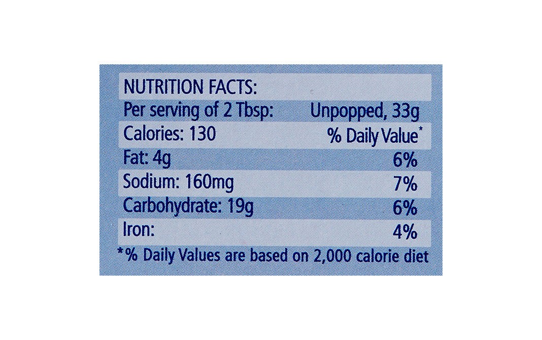 American Garden Popcorn Natural Lite    Box  240 grams